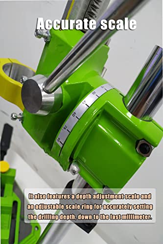 Vertical Drill Stand, Spindle Collar Diameter 38mm-43mm, Attachable to Electric Drills, 2.5 Inch Mivis with Vise, 90 Degree Adjustable Electric Drill YANBORUI