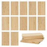 Bamboo Engraving Blanks Rectangle Bamboo Blanks Unfinished Wood Blanks 20 Pcs TFoRibbon