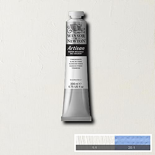 Winsor & Newton Artisan Water Mixable Oil Colour, 6.75-oz (200ml), Titanium White Winsor & Newton