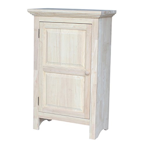 IC International Concepts Single Jelly Cabinet, 36-Inch, Unfinished IC International Concepts