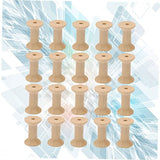 EXCEART 60 Pcs Embroidery Thread Holder Weaving Kit Sewing Project Kits Glass Holder Craft Spools Sewing Machine Accessories Weaving Bobbins Wire EXCEART