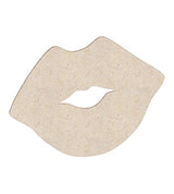 12" Valentine Kissing Lips Unfinished Wood Cutout Shape NEXTCraft