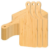 12 Pcs Bulk Cutting Board Wood Chopping Board Laser Engraving Serving Board Charcuterie Boards for Customized Mother's Day Wedding Housewarming Gift Zubebe