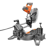 RIDGID 15 Amp Corded 12 in. Dual Bevel Sliding with 70 Deg. Miter Capacity and LED Cut Line Indicator RIDGID