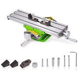 Compound Slide Table, MYSWEETY Worktable Milling Working Cross Table Milling Machine Compound Drilling Slide Table For Bench Drill Adjustme X-Y MYSWEETY