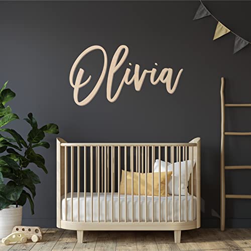 Wood Name Sign, Personalized Wood Letters, Custom Name Sign, Name Sign for Nursery, Baby Name, Choice of 35 Fonts and Size