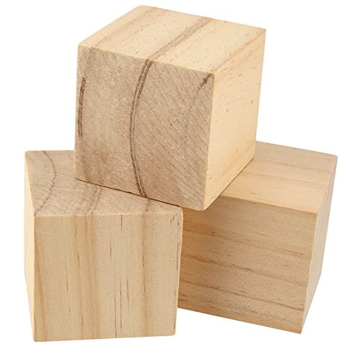MANCHAP 32 PCS Basswood Carving Blocks Set, 2 Sizes Soft Solid Unfinished Wood Whittling Blocks, Balsa Wood Blocks for Carving and Whittling, 4x1x1