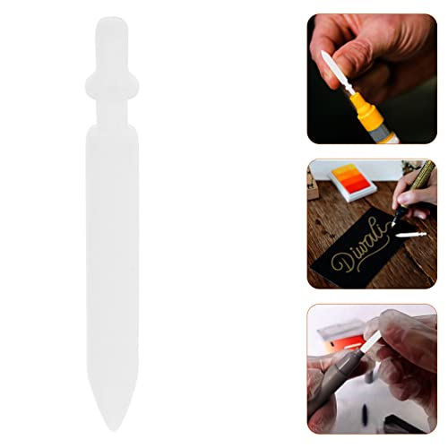 VICASKY 20pcs Acrylic Marker Pen Replacement Tip Plastic Paint Pen Tip 0.7mm Universal Marker Pen Tips 0.7mm VICASKY