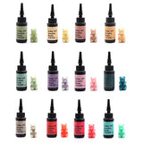 DIYcraft Colored UV Resin - 24Colors (M-24Colors) UV Light Curing Ultraviolet Cure Resin Glue for Small UV Resin Molds, Jewelry Making - DIYcraft