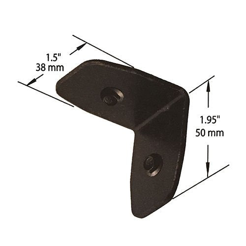 Nuvo Iron RC3 Black Galvanized Steel 2" Traditional Clips-12 Pack Rafter Clips Nuvo Iron