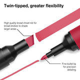 Winsor & Newton ProMarker Set, 6 Count, Blacks + Blender Winsor & Newton