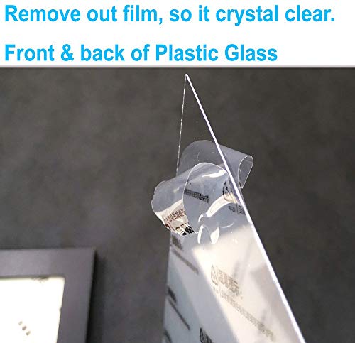 meetart Picture Frames 11x14 inch Pack of 3 Piece in Plastic Glass MDF Shallow wooden-grain Color Frame, Display Pictures 11x14 8x10, Wall Hanger meetart