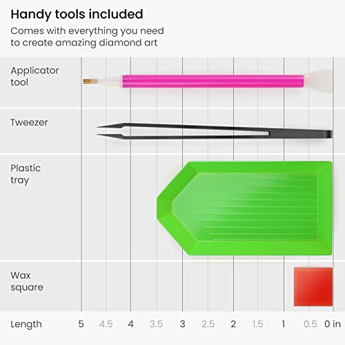 Arteza 5D Diamond Painting Kit, 2-Pack, Floral Designs, Full-Drill Diamond Art for Adults, 12 x 16 Inches Canvases, Round Rhinestones, & Painting ARTEZA