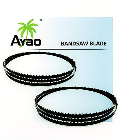 AYAO Pack of 2 Band Saw Blades 93-1/2 Inch X 1/4 Inch X 12TPI - WoodArtSupply