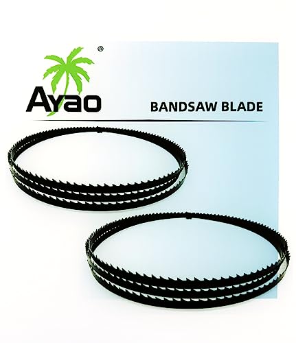 AYAO Pack of 2 Band Saw Blades 93-1/2 Inch X 1/8 Inch X 12TPI - WoodArtSupply