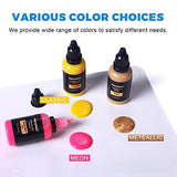 Airbrush Paint, Henyiewl 28 Colors Airbrush Paint Set (30 ml/1 oz), Opaque & Water-based Acrylic Air Brush Paint Kit Includes Metallic and Neon Henyiewl