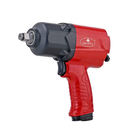 AEROPRO TOOLS 1/2-Inch Aluminum Air Impact Wrench(A398),Twin Hammer with 1000FT-LB Super Torque, Pneumatic Impact Gun, for Auto Repair, Tire Shop AEROPRO TOOLS INC