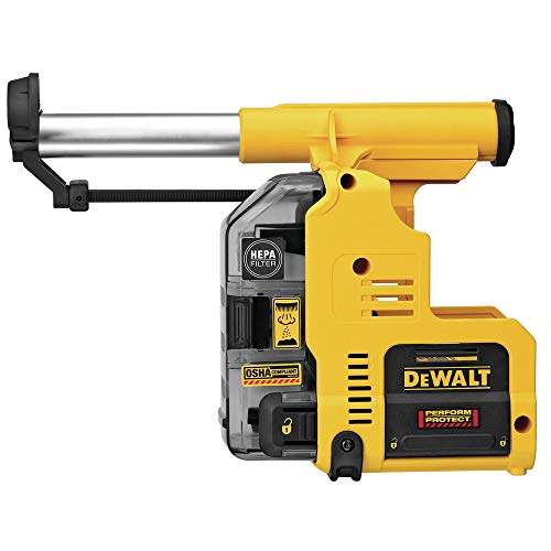 DEWALT Onboard Rotary Hammer Dust Extractor for 1-Inch SDS Plus Hammers (DWH303DH) - WoodArtSupply