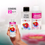 ArtResin - Epoxy Resin - Clear - Non-Toxic - 8 oz (4 oz Resin + 4 oz Hardener) (236 ml) ArtResin