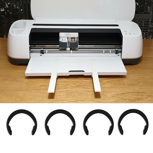 Rubber Roller Resolution for Cricut Maker, Keep Rubber in Place with Retaining Rings Keep Rubber from Moving, Compatible with cricut Maker/Maker 3 - WoodArtSupply