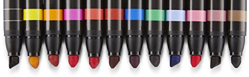 Prismacolor Premier Double-Ended Art Markers, Fine and Chisel Tip, 72 Pack - WoodArtSupply