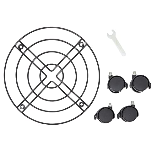 Bright Creations 4 Pack Metal Rolling Plant Stand Base, Planter Caddy with Wheels for Indoor and Outdoor Pots (10.6 Inches) Bright Creations