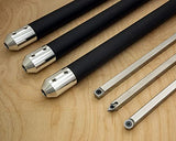 Simple Woodturning Tools Carbide Lathe Turning Tool Set of 3 Full Size with 17" Foam Grip Handles, USA Made Simple Woodturning Tools