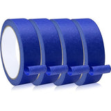 4 Rolls Blue Painters Tape, Masking Tape, Painter's Tape, Painting Tape with Multi-Surface Adhesive Backing for Artist DIY Crafts, Arts, Decorations, SmaringWing