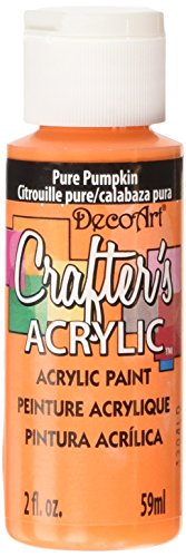 DecoArt Acrylic Paint, 2 Fl Oz (Pack of 1), Pure Pumpkin - WoodArtSupply