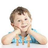 PartyKindom 6 Pcs DIY Wooden Ornaments Wooden Toys House Decorations for Home Kids playset Mushroom Statute DIY Painting Wooden Ornament Mini PartyKindom
