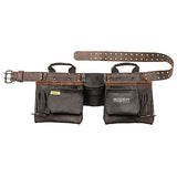 DEWALT Leather Tool Belt, Durable, 11 Pocket Professional Belt (DWST550112) DEWALT