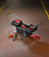 Keter - 241008 Masterloader Resin Rolling Tool Box with Locking System and Removable Bins – Perfect Organization and Storage Chest for Power Drill, Keter