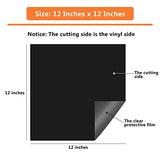 HTVRONT Permanent Vinyl for Cricut Machine - 14 Pack Glossy Adhesive Vinyl, 12" X 12" Permanent Vinyl Bundle for Craft Projects, Permanent Adhesive HTVRONT