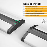 FAITHSAIL 4FT LED Wraparound Light Fixture Ceiling Mount, Ultra Slim 50W LED Garage Light Flush Mount, 4000K Neutral White, 5500 Lumens Office Light, FAITHSAIL