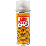 Mod Podge Clear Acrylic Sealer (12-Ounce), 1469 Matte 2 Pack Mod Podge