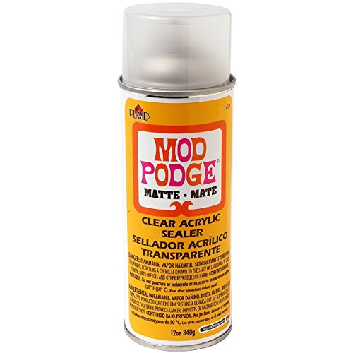 Mod Podge Clear Acrylic Sealer (12-Ounce), 1469 Matte 2 Pack - WoodArtSupply