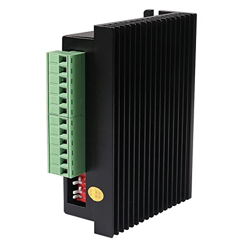 2Pcs TB6600 5A Stepper Motor Driver DC12-48V CNC Controller Nema 23 Nema17 Series Stepper Motor Single Axes 1 Phase Hybrid Metal Case CNC Engraving Shutao