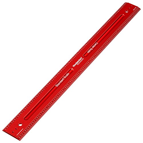 Woodpeckers Precision Woodworking Tools WWR24 Woodworking Ruler 24 Inch - WoodArtSupply