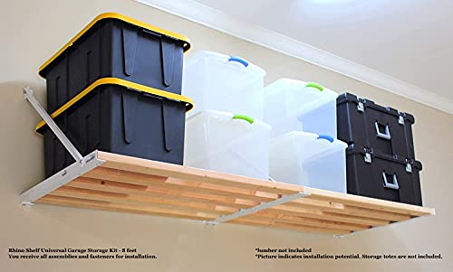 Rhino Shelf Universal Garage Storage Kit - 8 feet Rhino Shelf