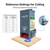 LASER TREE 20W Optical Power Laser Module for Laser Engraver Cutter, 80W Laser Engraver Module with Air Assistance, High Accuracy Quad-Compression LASER TREE