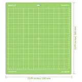 AIRCUT Cutting Mat for Cricut Maker/Explore Air 2/Air/One(12x12 Inch, StandardGrip, LightGrip, StrongGrip) Multiple Adhesive Sticky Quilting Cutting AIRCUT