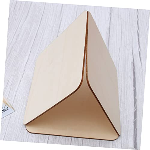 NOLITOY 5pcs Pieces Wood Pieces Plywood Sheet DIY Crafts Unfinished Wooden Piece DIY Wood Piece Square Wood Slice Wood Chips Decorate Bamboo Square NOLITOY