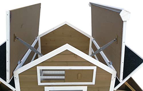 ChickenCoopOutlet Wood Chicken Coop Backyard Hen House 4-8 Chickens with 6 Nesting Box New ChickenCoopOutlet