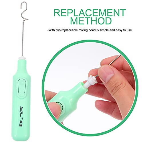 EXCEART Electric Pigment Stirrer Mixer Portable Paint Electric Mixer Blending Making DIY Crafts for Art Gouache Painting Drawing 1 Set EXCEART