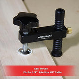 GOINGMAKE Bench Dog Clamp,3/4" Bench Dog Hole Clamps for Woodworking Tools All Metal MFT Clamp Fast Acting Hold Down Clamps with Protective Pads for goingmake