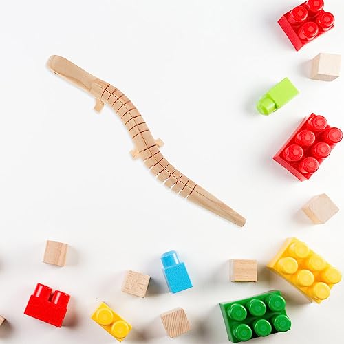 Wooden Crafts to Paint Unfinished Wooden Wiggly Lizard 10pcs Jointed Flexible Wooden Lizard Animal Model Crafts for Birthday Party Supply Wood Lizard - WoodArtSupply