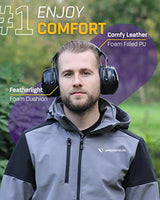 Vanderfields Ear Protection Earmuffs - Shooting Ear Muffs for Noise Cancelling - Passive Reduction for Safety Hearing - Adult Headphones for Lawn Vanderfields
