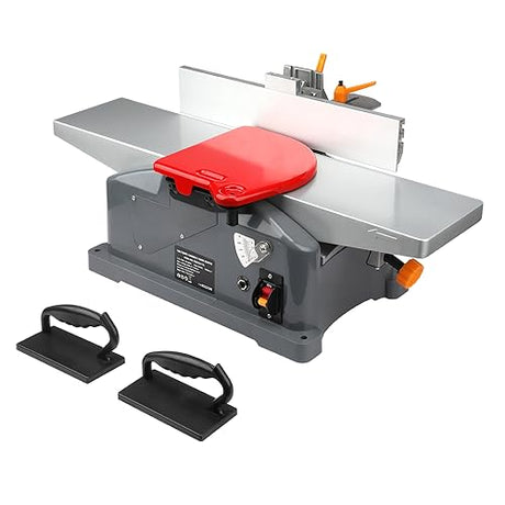 Hoteche 6-Inch Spiral Benchtop Jointer - 10.6-Amp Wood Jointer Machine Hoteche
