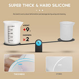 Silicone Measuring Cups for Epoxy Resin,JANCHUN Resin Supplies with 250&100ml Silicone Cups, Hard Stir Sticks,Epoxy Mixer,Color Cups,Mixing Tools for JANCHUN