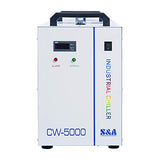 Genuine CW-5000DG S&A Water Chiller Water Cooling Machine for CO2 Laser Engraving Laser Cutter LYXC